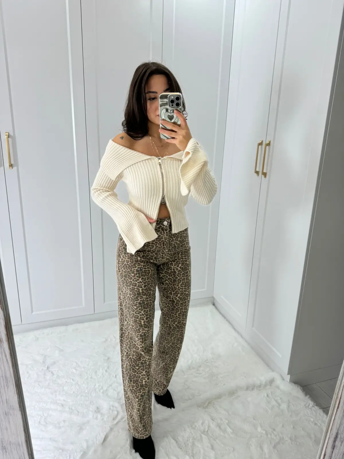 LEOPAR STRAİGHT FİT JEAN