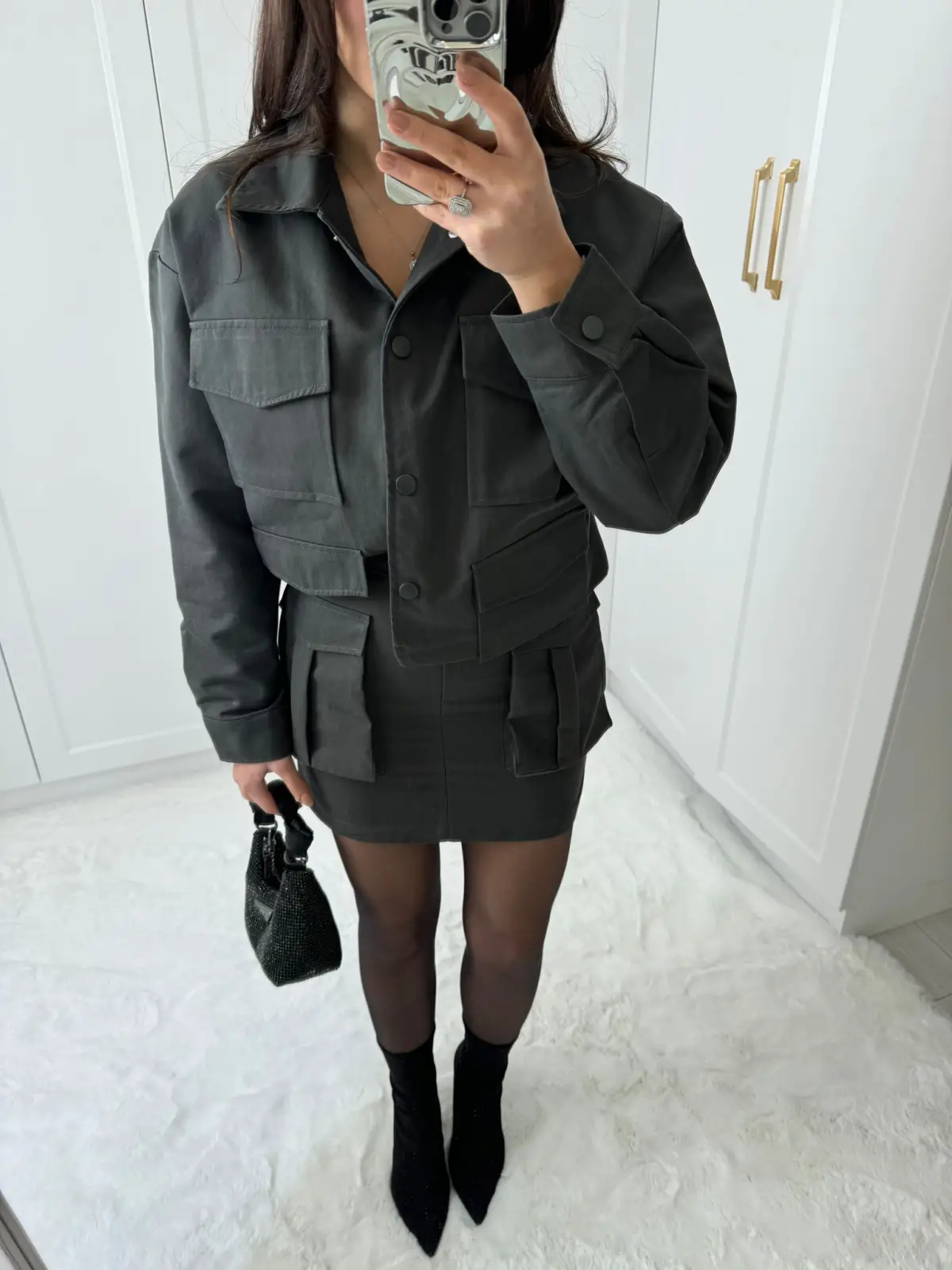 GABARDİN ASTARLI TAKIM SOFT YEŞİL