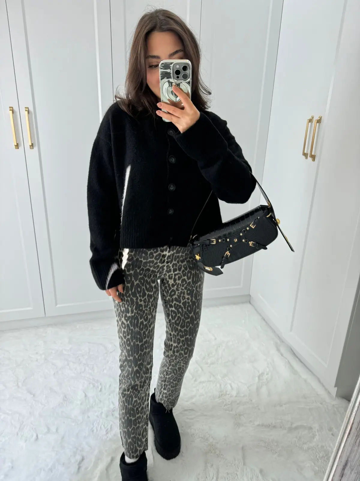 ZARA BOYFİT LEOPAR JEAN