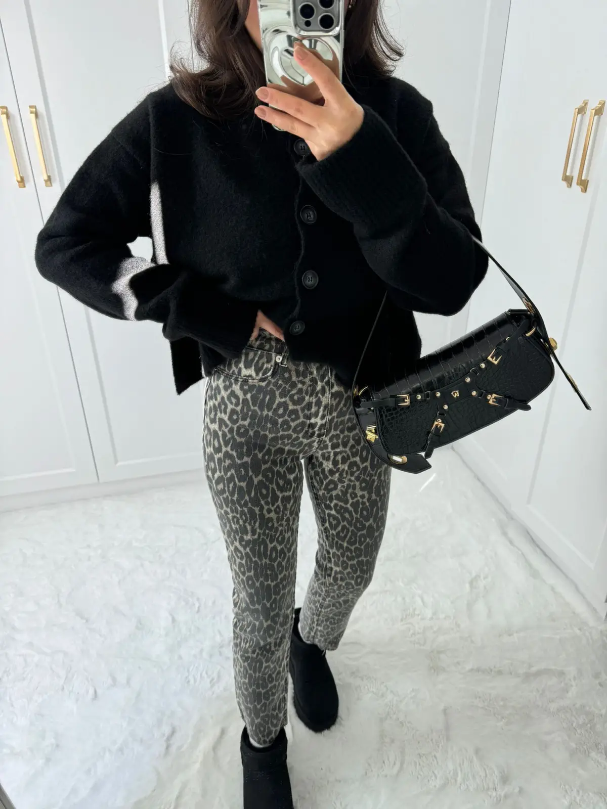 ZARA BOYFİT LEOPAR JEAN