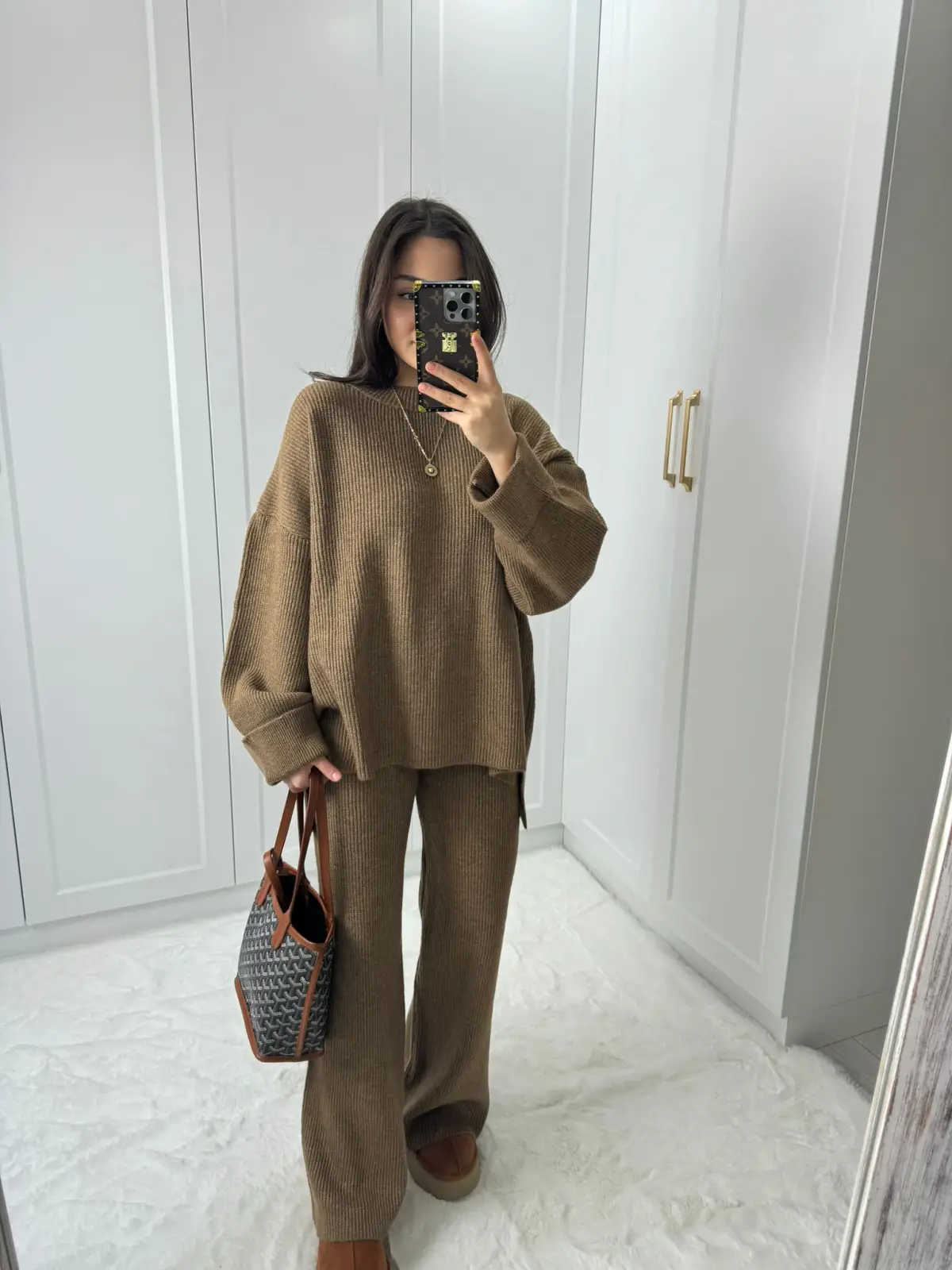 OVERSIZE TRİKO TAKIM TABA RENK