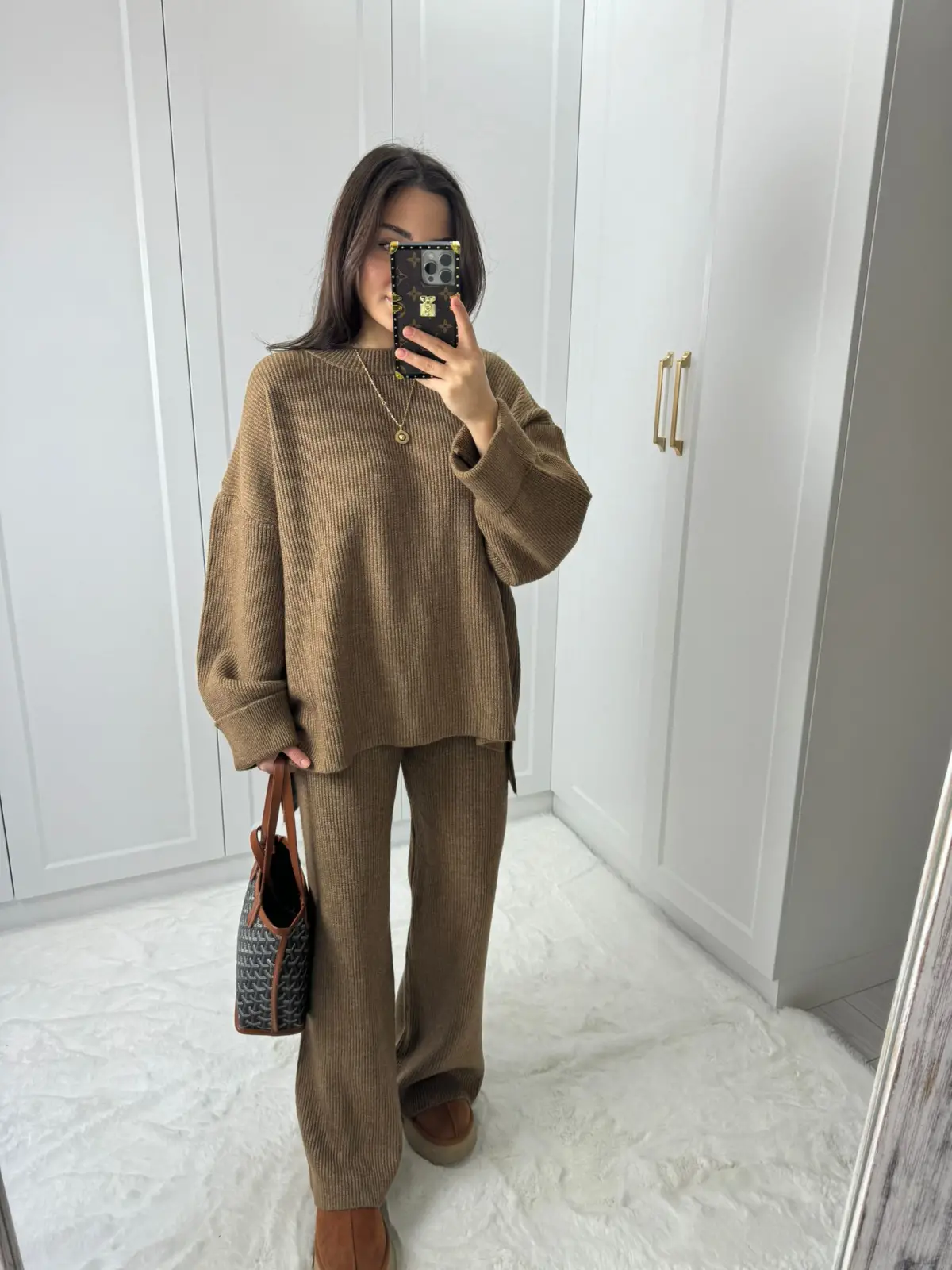 OVERSIZE TRİKO TAKIM TABA RENK