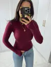 OYSHO BADY PARMAK GEÇİRMELİ BORDO RENK
