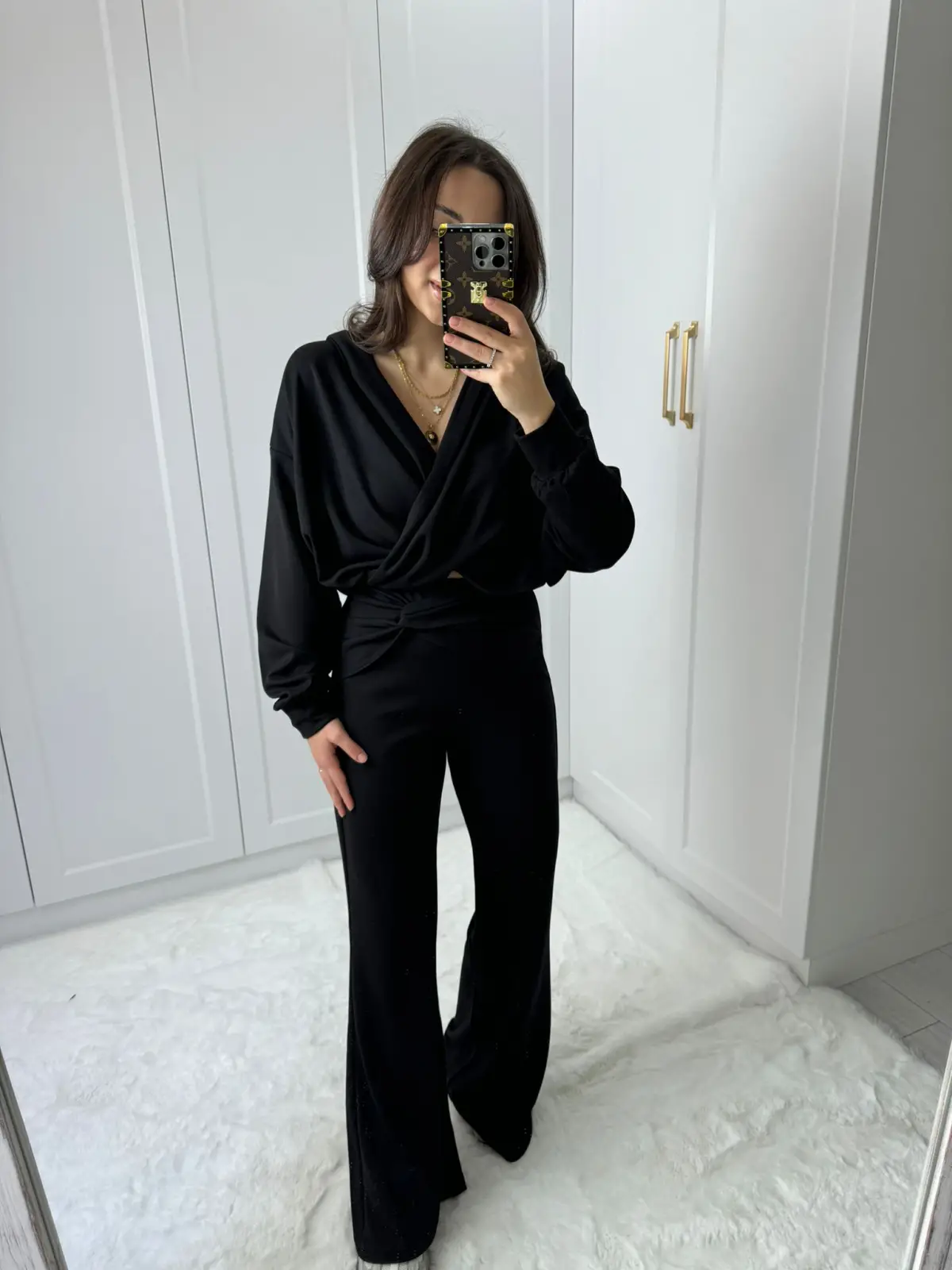 KRUVAZE MODAL TAKIM SİYAH RENK