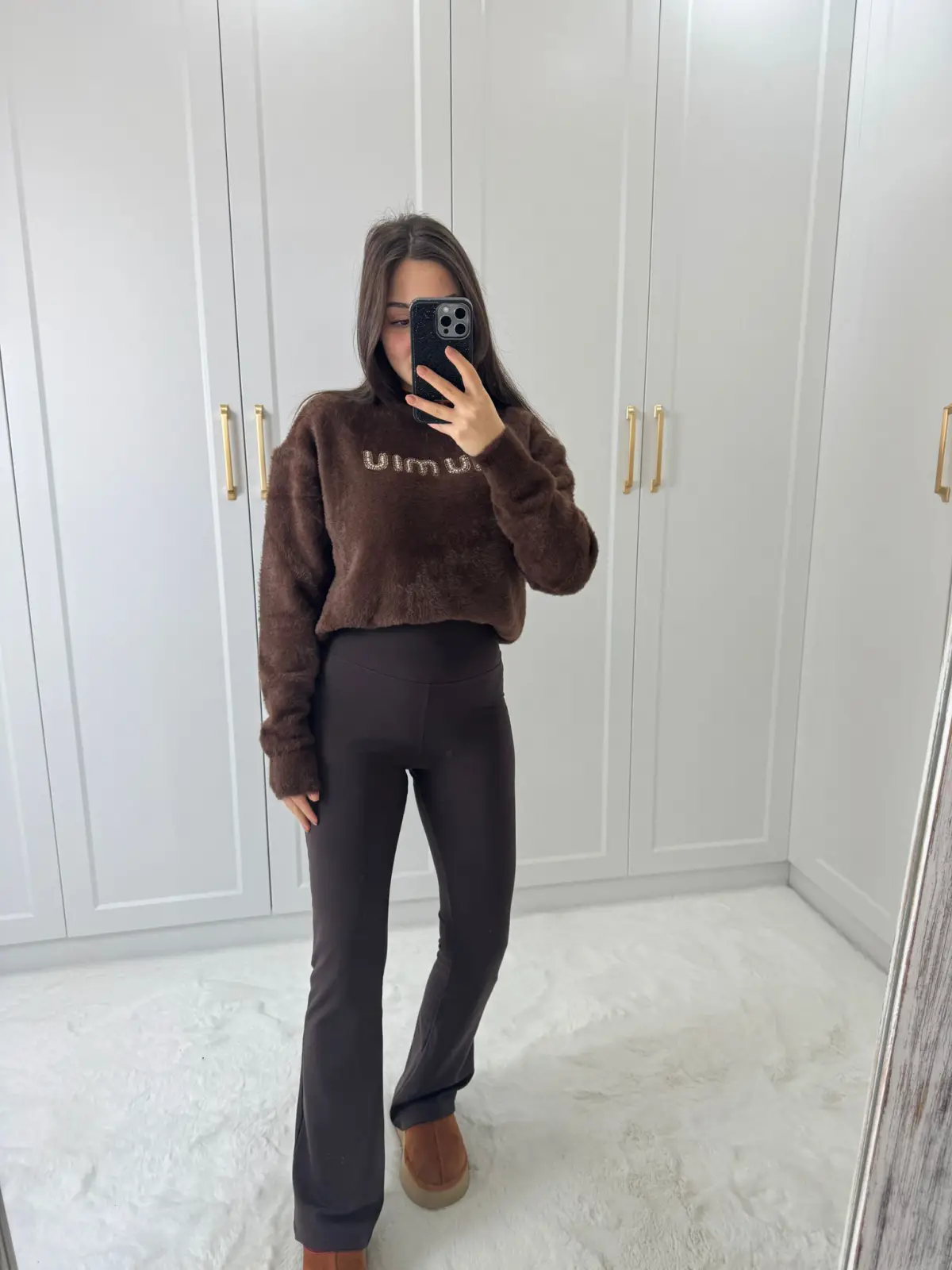 OYSHO İSPANYOL KAHVE TAYT