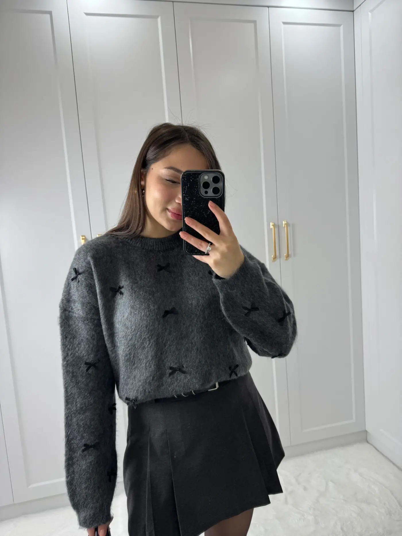 BISOU ANTRASİT KURDALE KAZAK