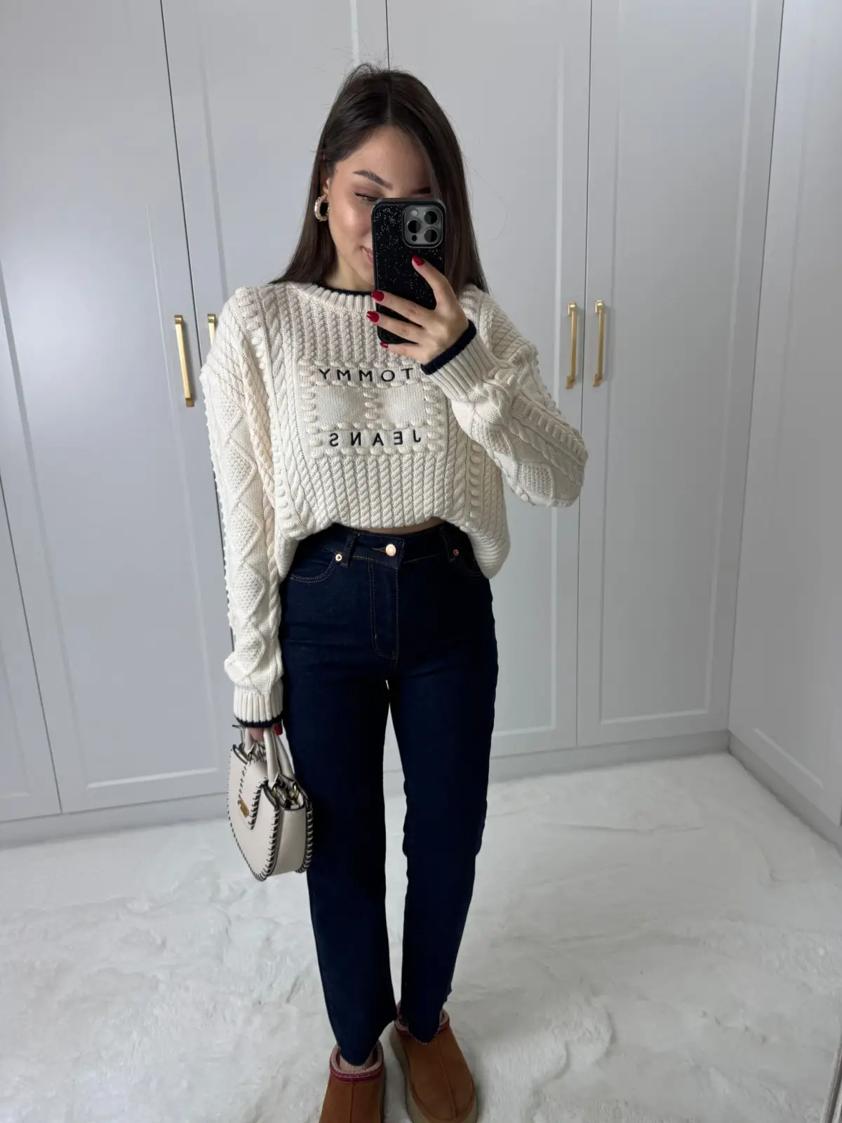 ZARA BOYFİT JEAN KOYU LACİVERT