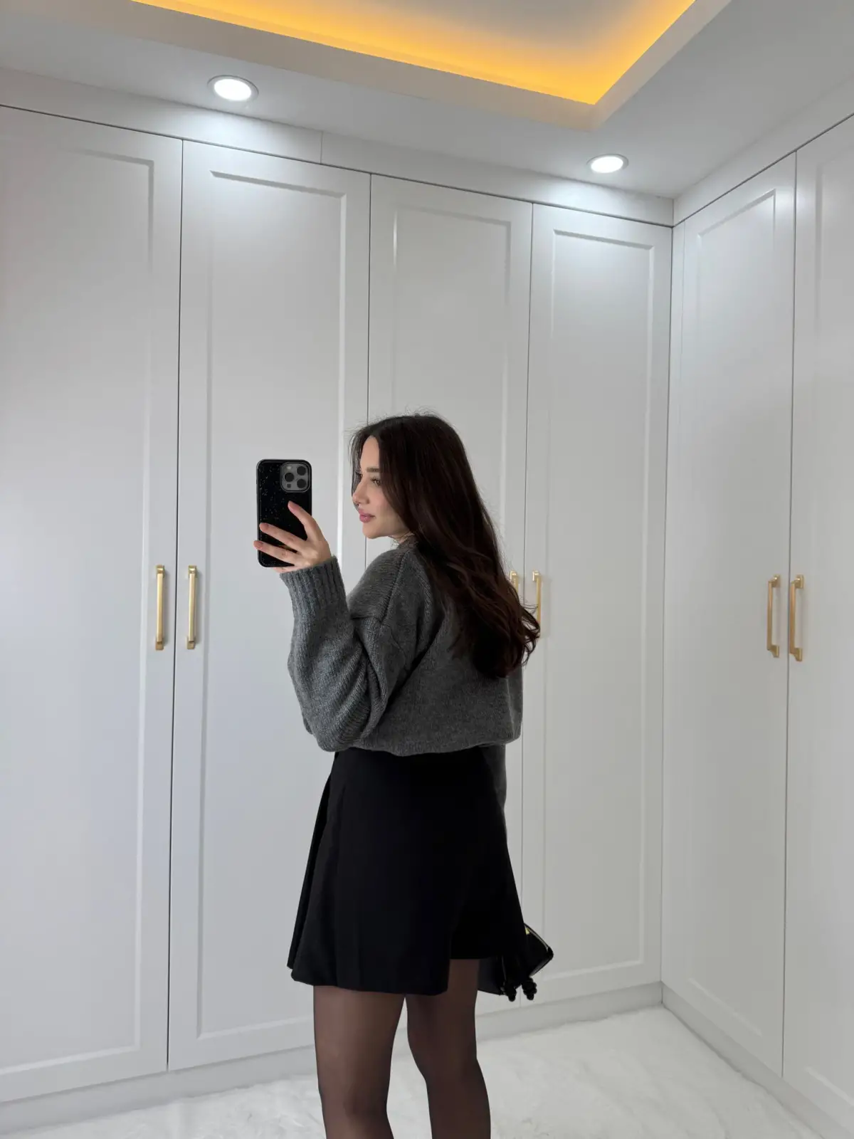 KRL PİLELİ ŞORT ETEK